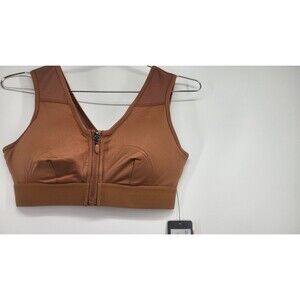 CopperLife Womens S Brown Airknit Shoulder Support Bra NWT
